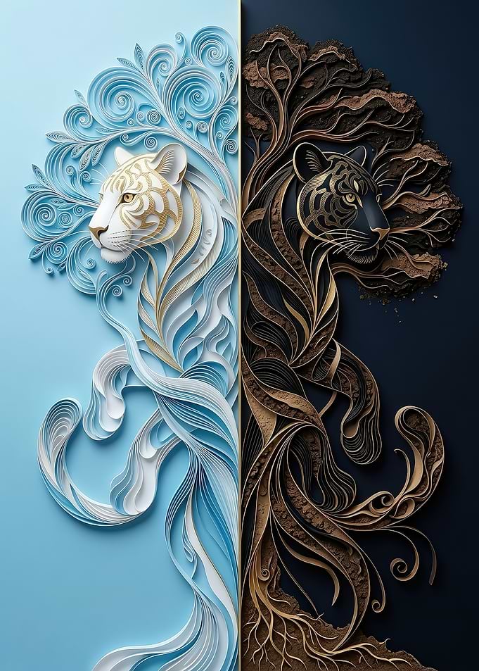 Duality of Light and Dark Tigers