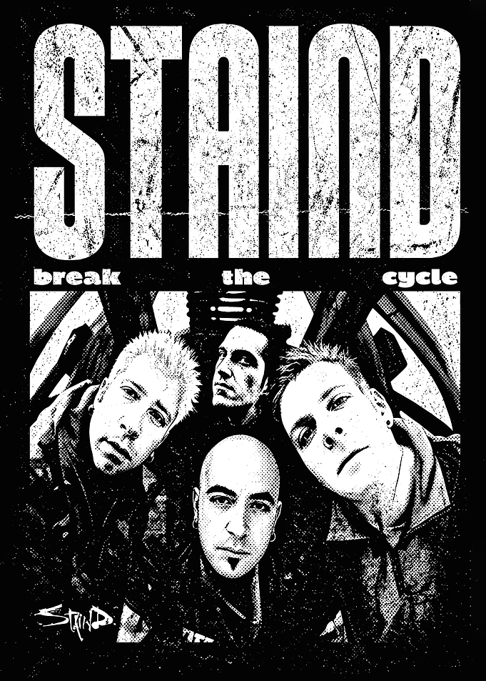 Staind Break the Cycle Band Poster