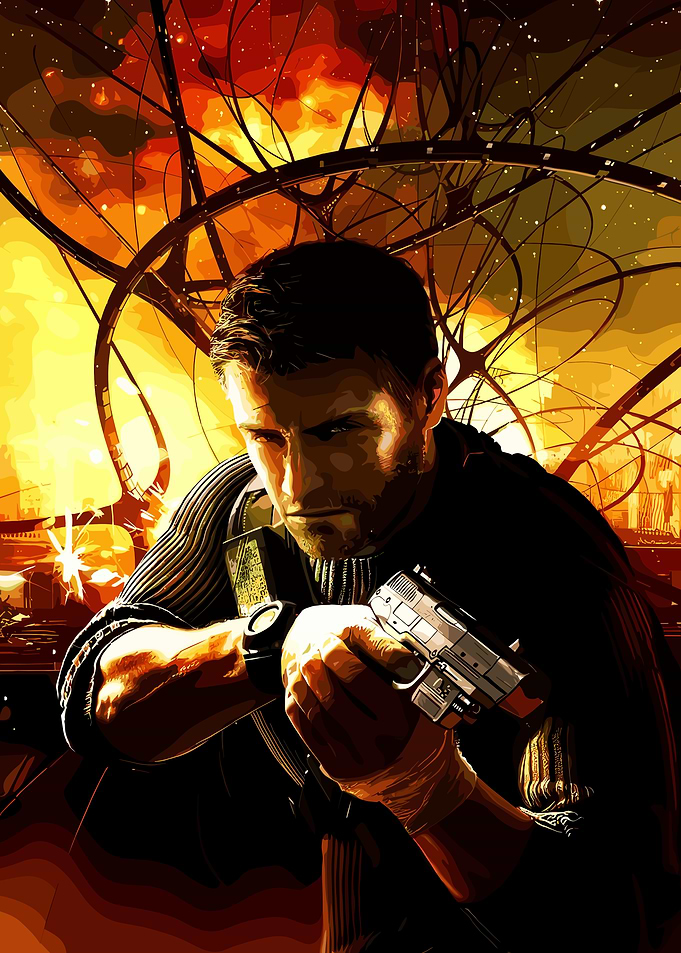 Sam Fisher Splinter Cell Action Art