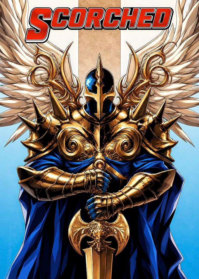 Scorched Comic Book Cover Art