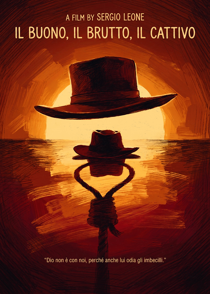 The Good The Bad The Ugly Spaghetti Western Noose