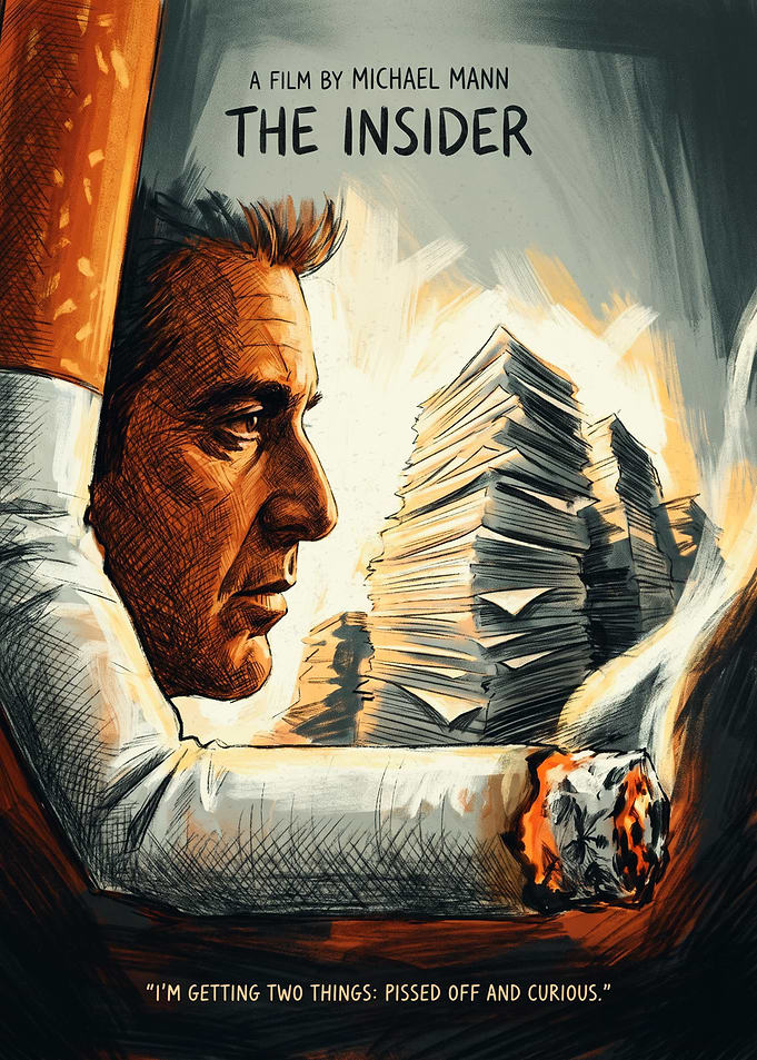 The Insider Drama Cigarette Document Stack Profile
