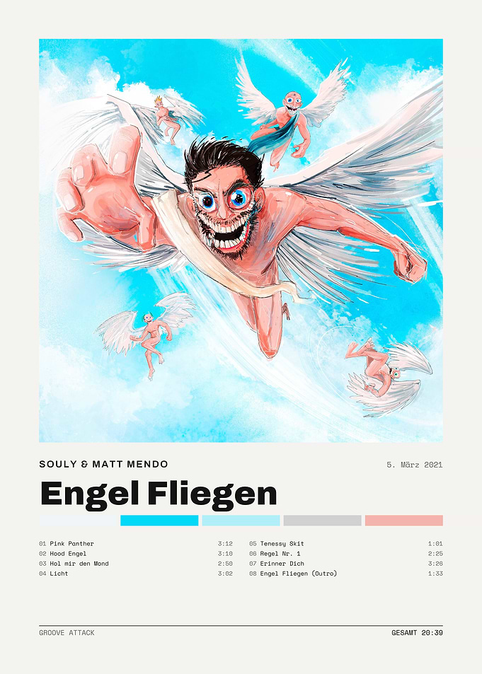 Engel Fliegen Music Album Poster