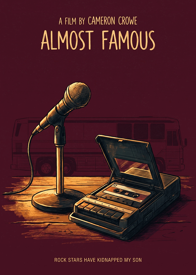 Almost Famous 2000 Coming Of Age Cassette Tape Mic