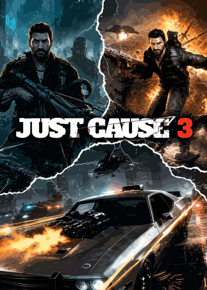 Just Cause 3 Official Game Poster