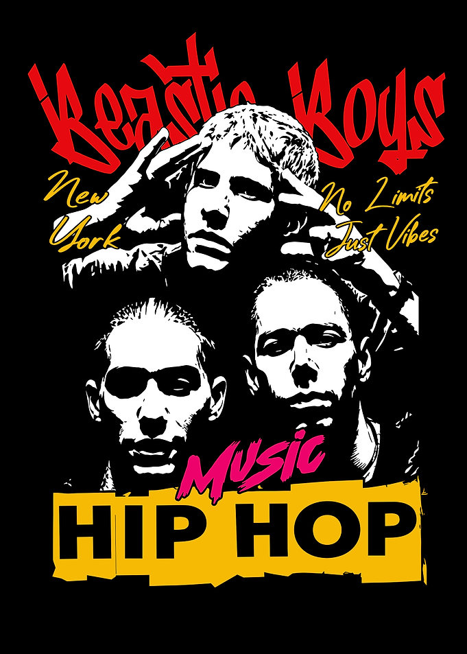Beastie Boys Hip Hop Graphic Poster