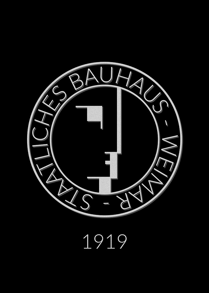 Staatliches Bauhaus Weimar 1919 Emblem