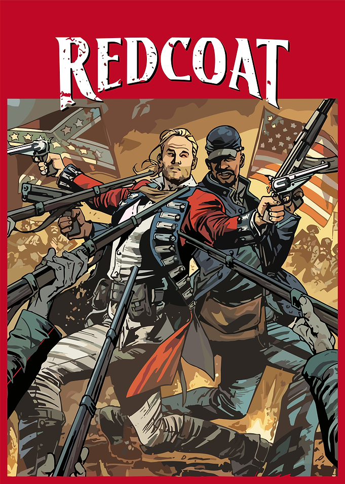 Redcoat Comic Book Cover Art