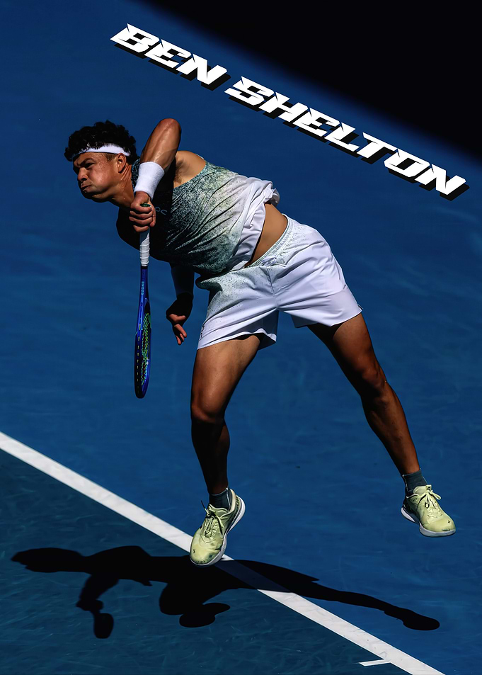 Ben Shelton Tennis Serve Action