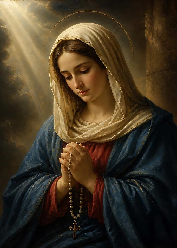 Portrait of the Virgin Mary Praying