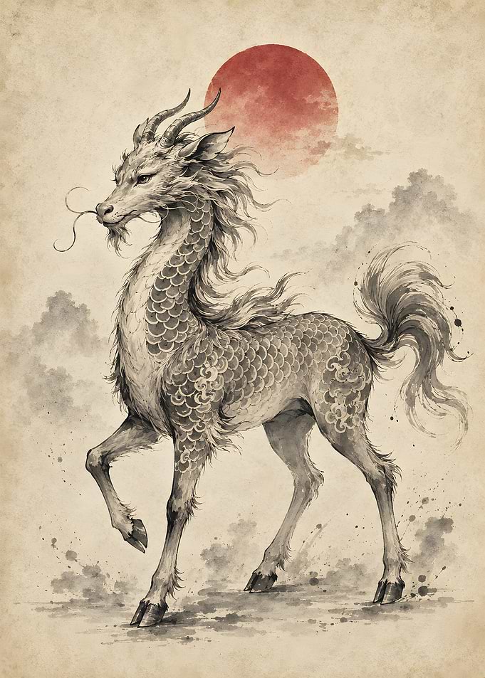 Mythical Qilin Ancient Beast
