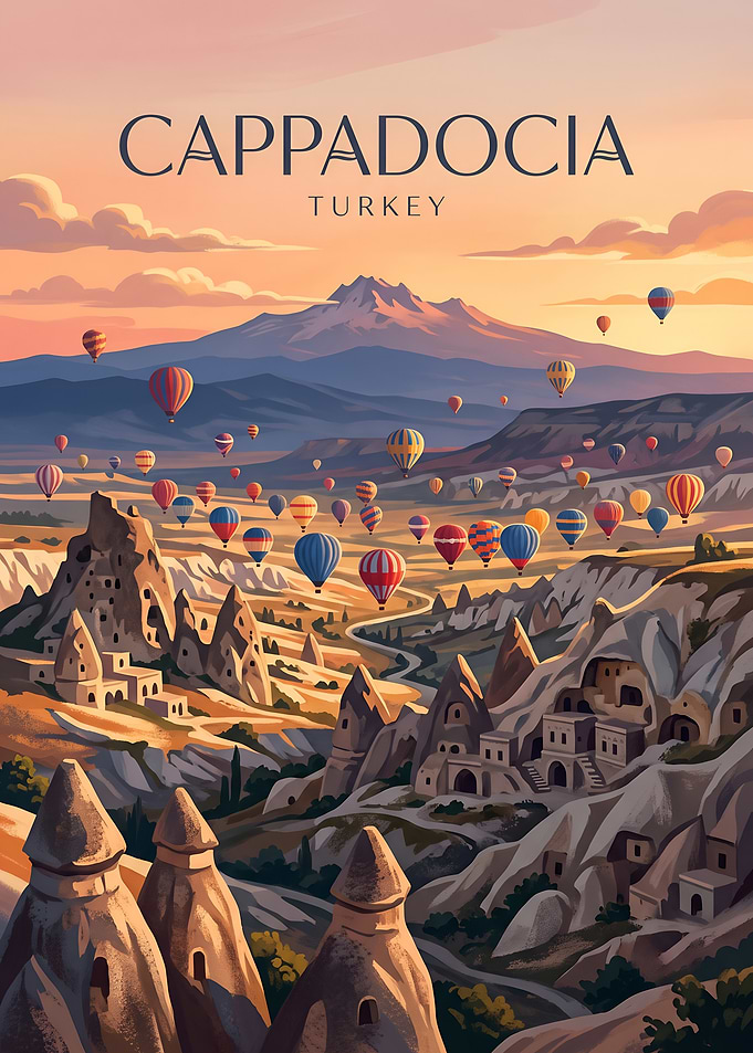 Cappadocia Hot Air Balloons Sunrise