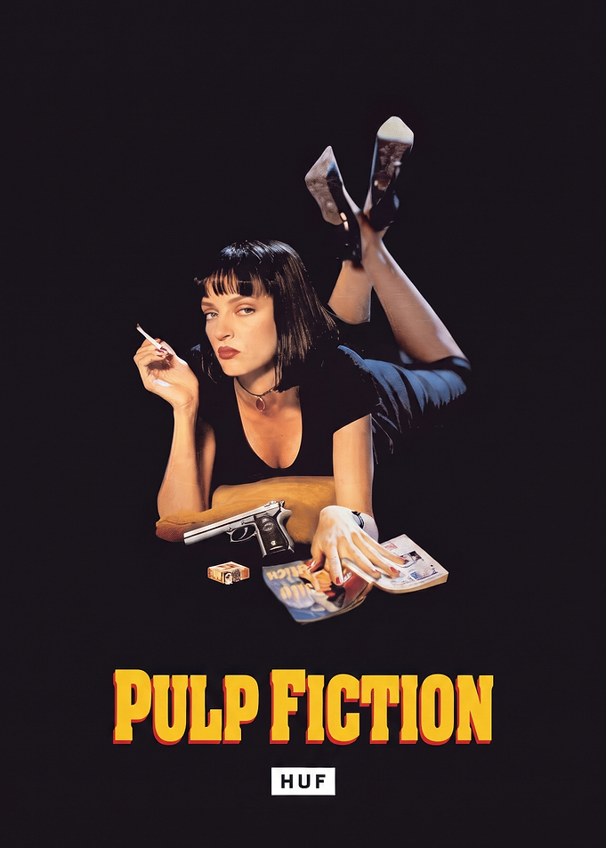 Pulp Fiction Mia Wallace Poster