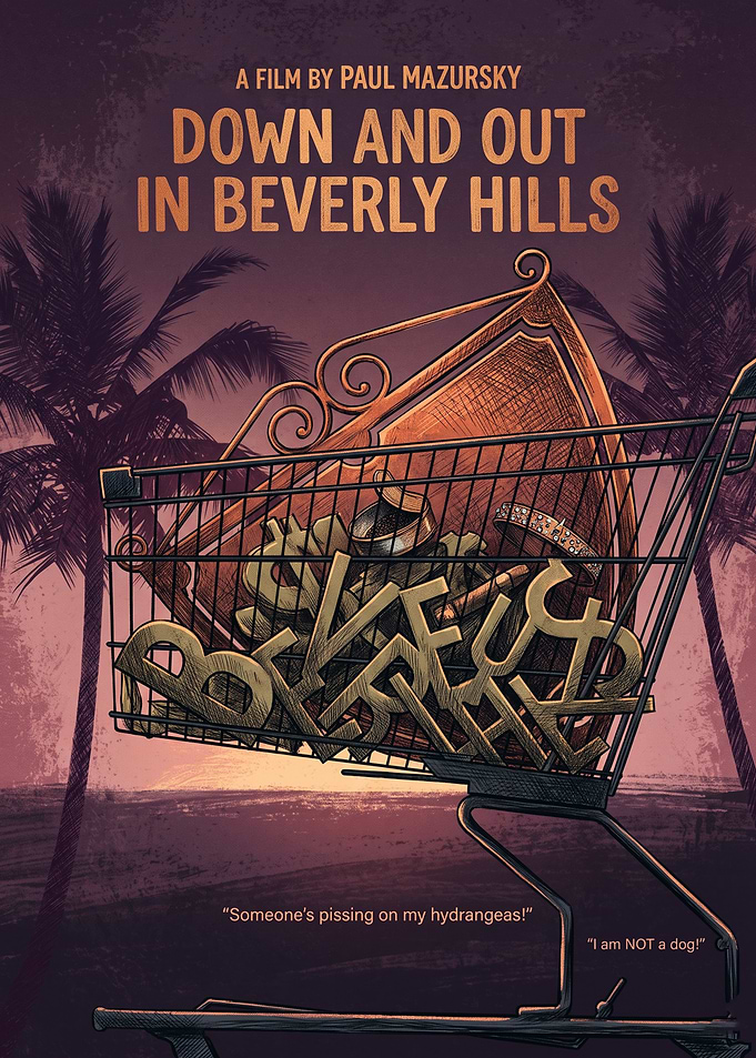 Down And Out In Beverly Hills Comedy Shopping Cart