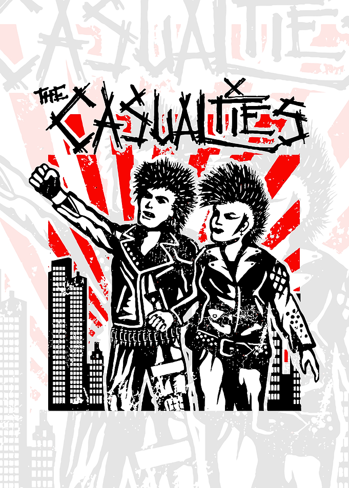 The Casualties Punk Rock Band Art