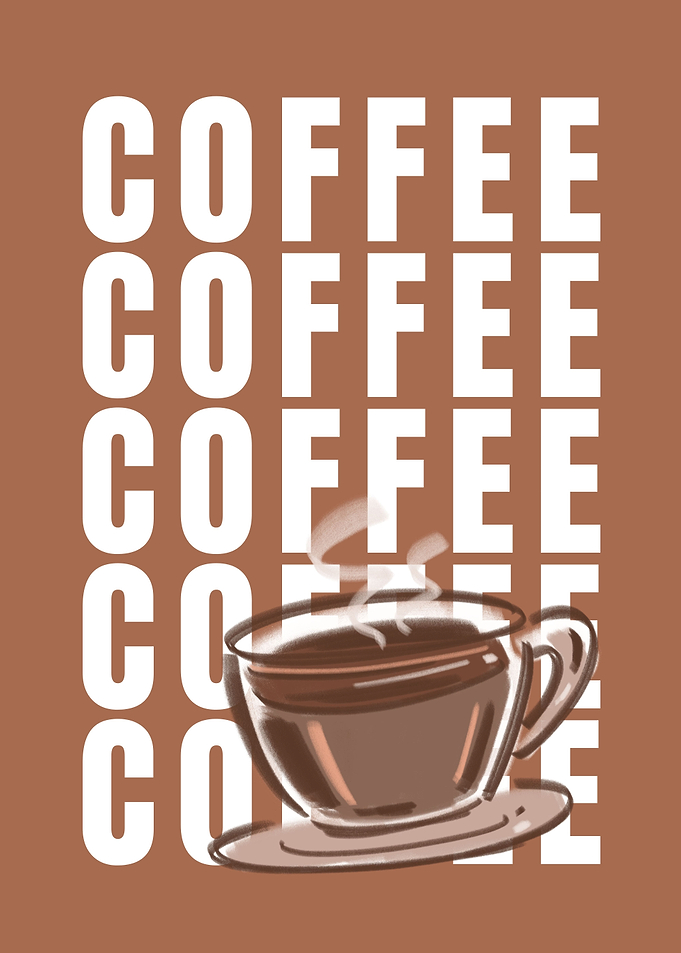 Coffee Typography Poster