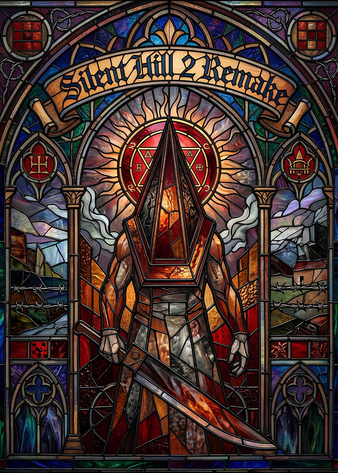 Silent Hill 2 Remake Stained Glass