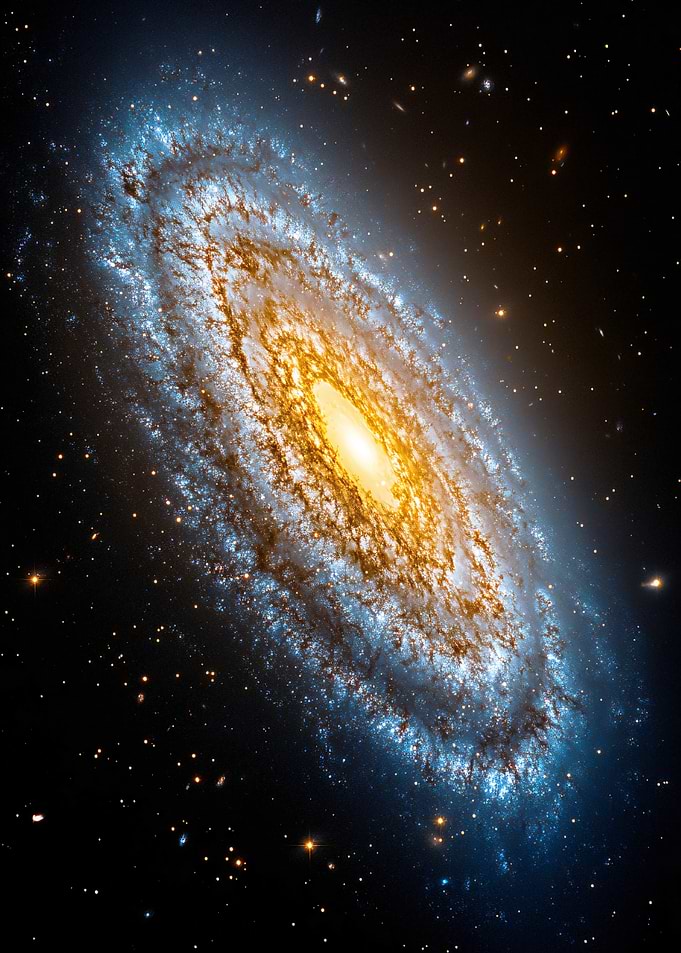 Spiral Galaxy in Deep Space