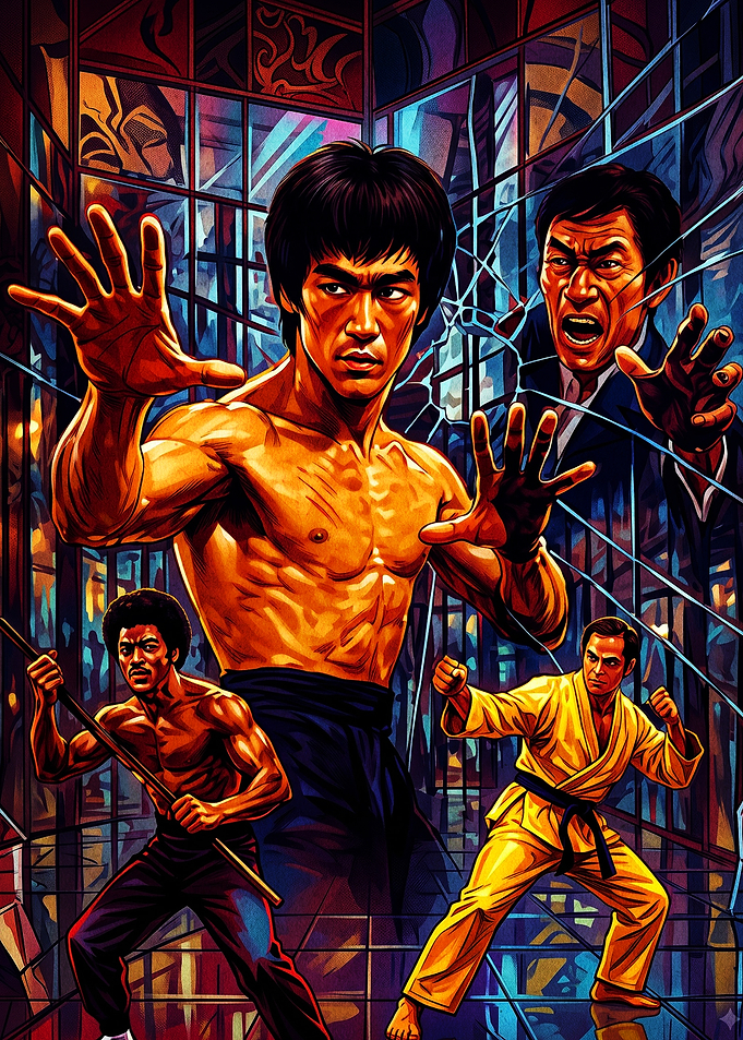 Enter the Dragon Movie Poster Art