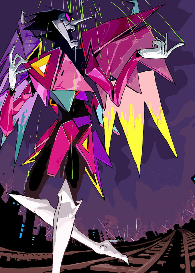 Spamton NEO from Deltarune