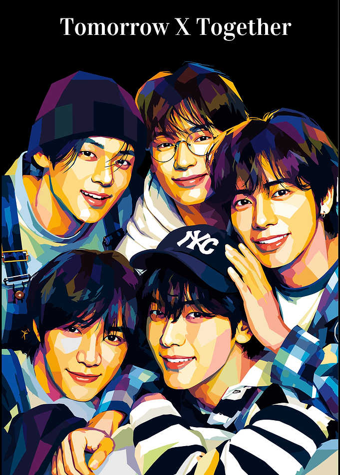 Tomorrow X Together Pop Art Portrait