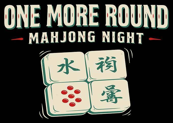 One More Round Mahjong Night Graphic