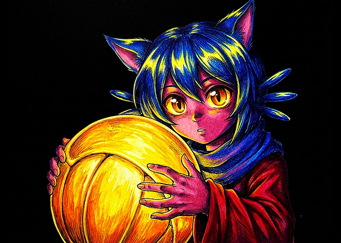 Niko from OneShot holding the sun