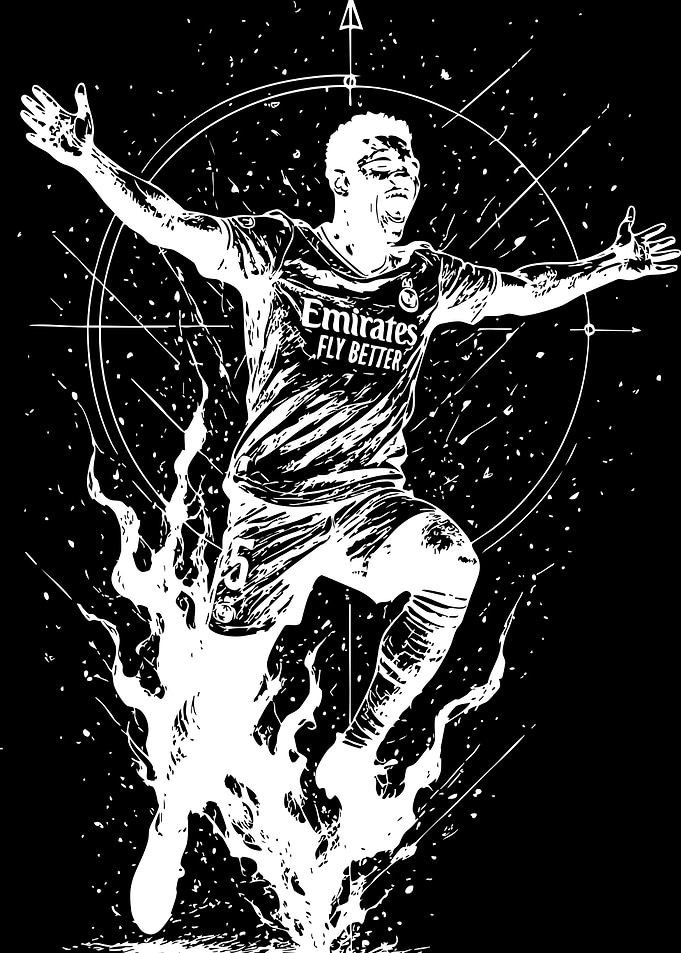Jude Bellingham Celebration Art