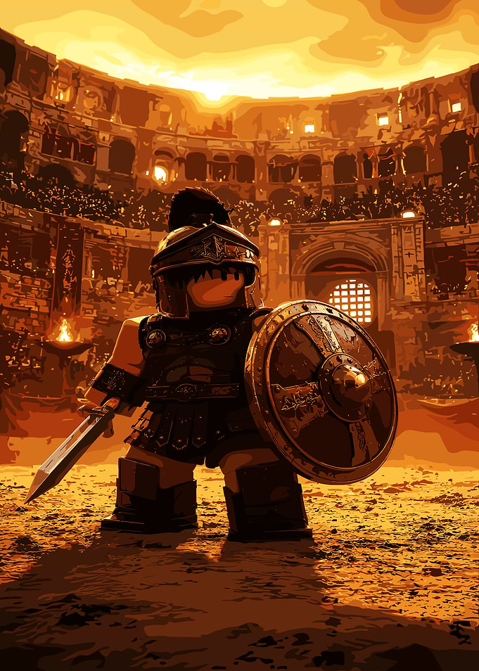 Roblox Gladiator in Ancient Arena