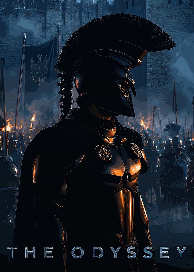 The Odyssey Spartan Warrior Poster