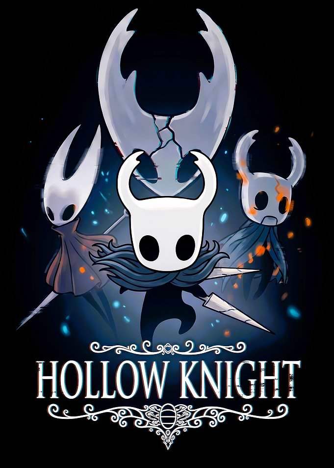 Hollow Knight Character Group Poster