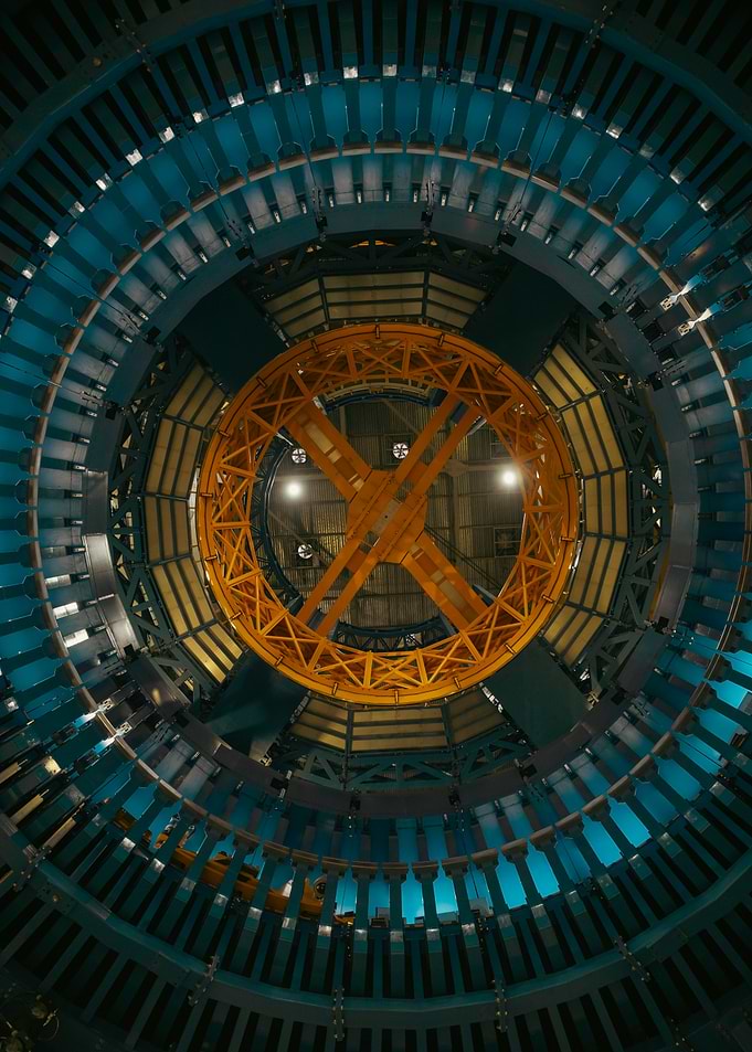 Artemis V Engine Section Barrel Enters Vertical Assembly Center