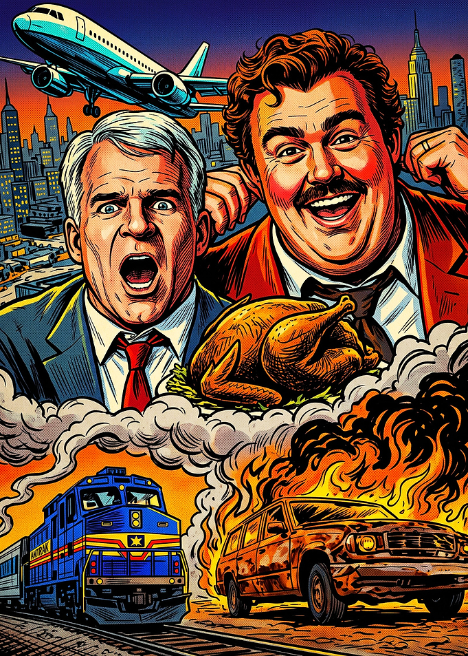 Planes, Trains and Automobiles Movie Poster