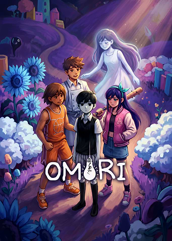 Omori Game Character Group Poster