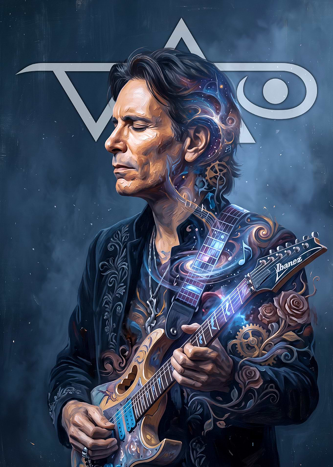 Steve Vai Cosmic Guitar Portrait