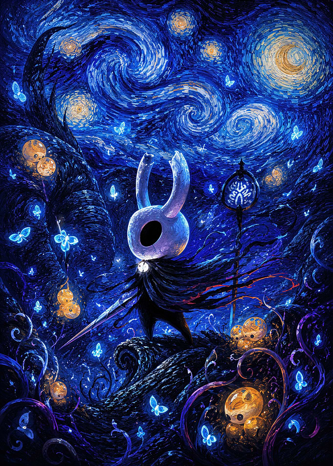 Hollow Knight Starry Night