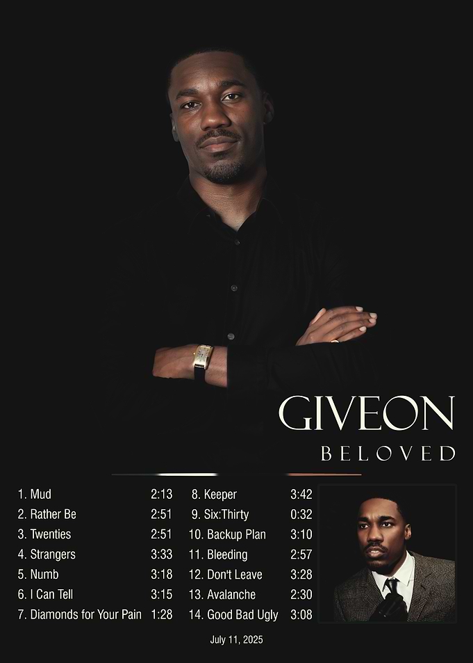 Giveon Beloved Album Tracklist Poster