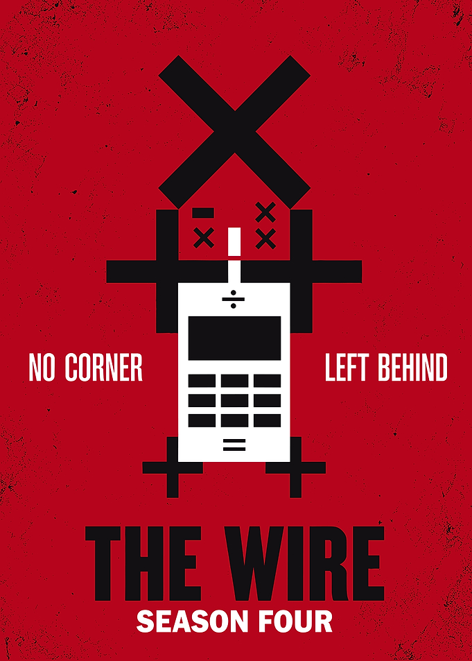 The Wire Season Four Minimalist Poster