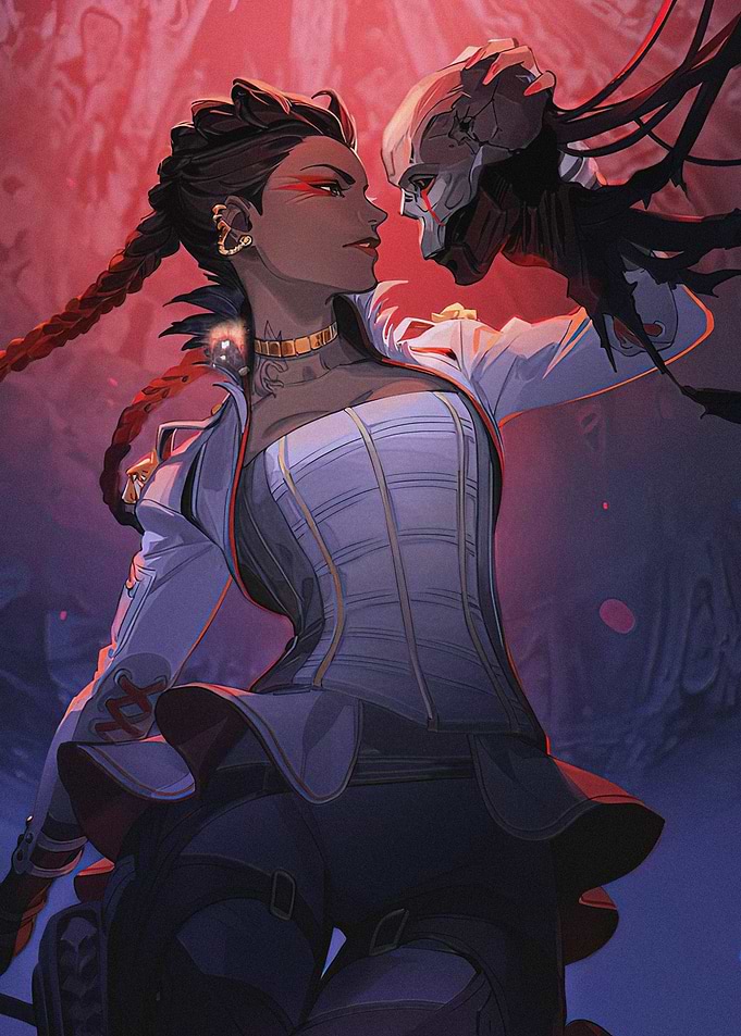 Loba and Revenant Apex Legends Art