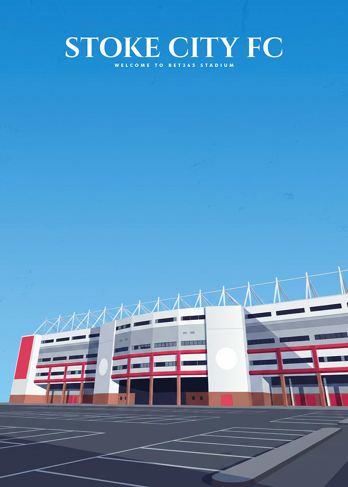 Stoke City FC Stadium Poster