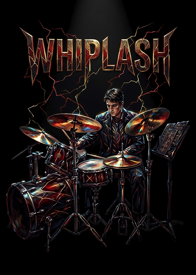 Whiplash Drummer Movie Poster Art