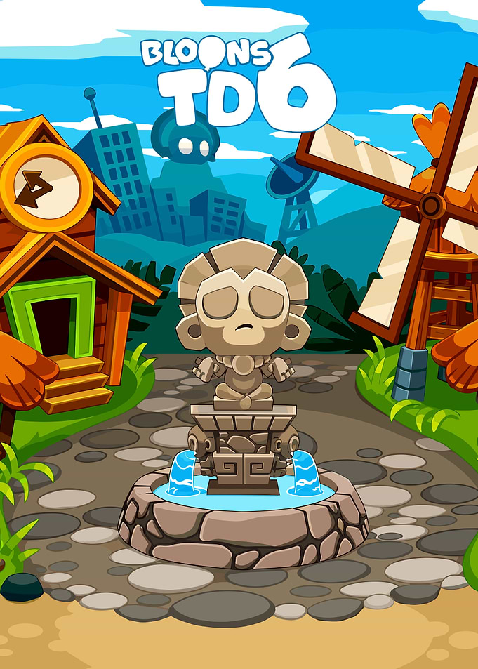 Bloons TD 6 Monkey Statue Scene