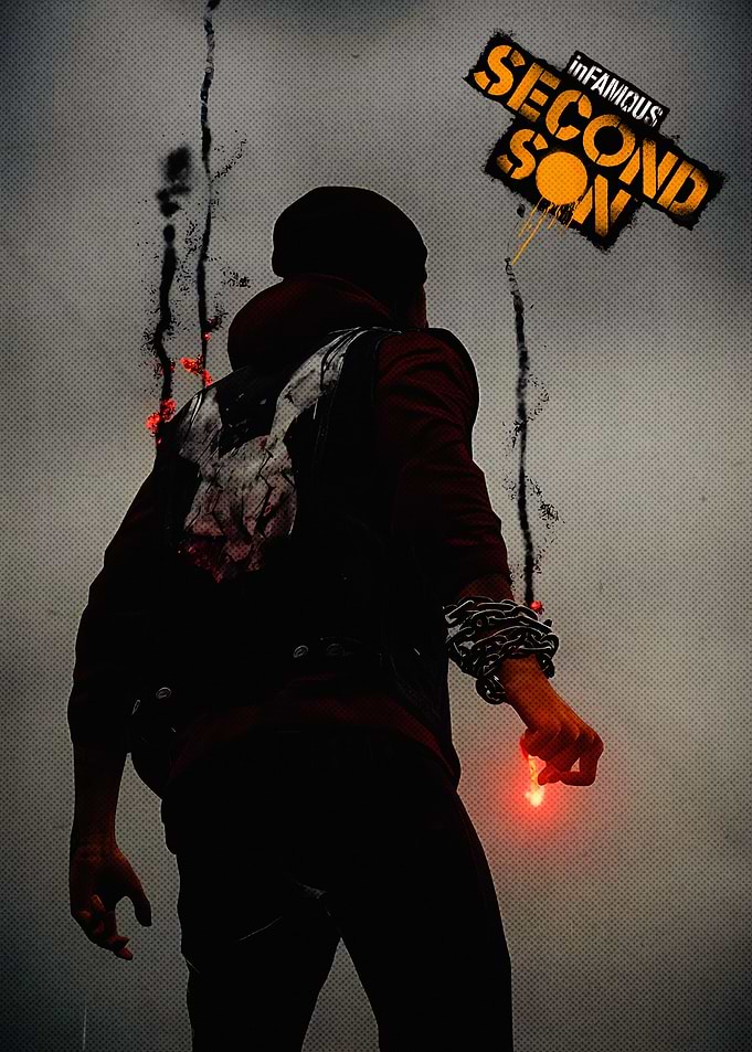 inFAMOUS Second Son Delsin Rowe Poster