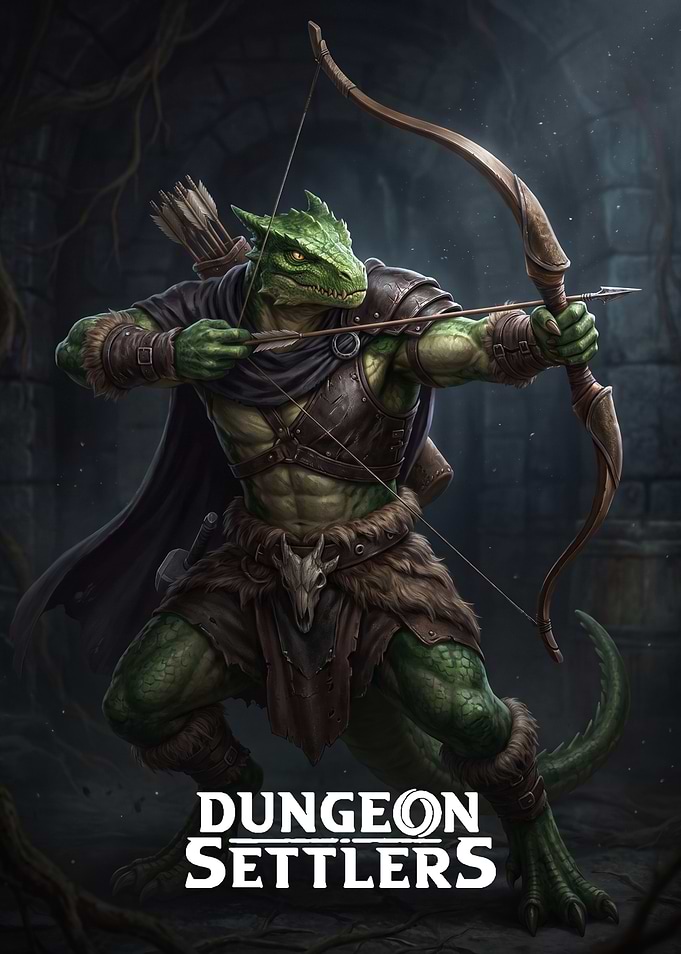Dungeon Settlers Archer Character Art