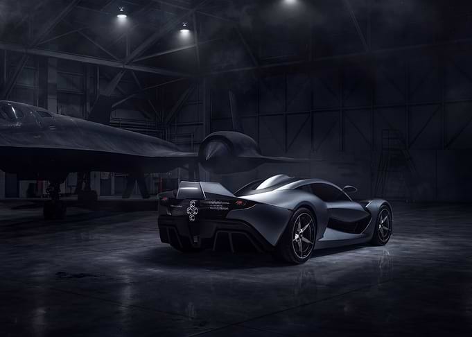 Hypercar and SR-71 Blackbird Hangar