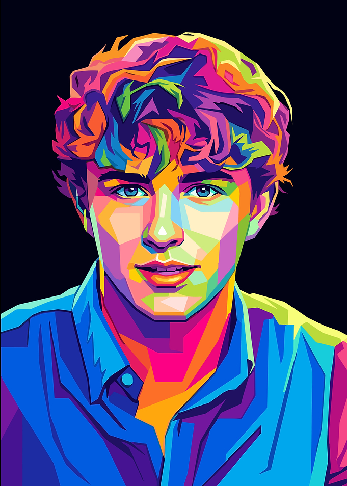 Walker Scobell WPAP Pop Art Portrait