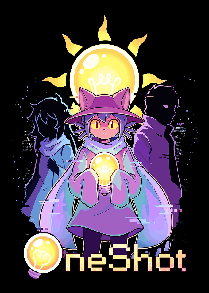 OneShot Niko and Lightbulb Game Art
