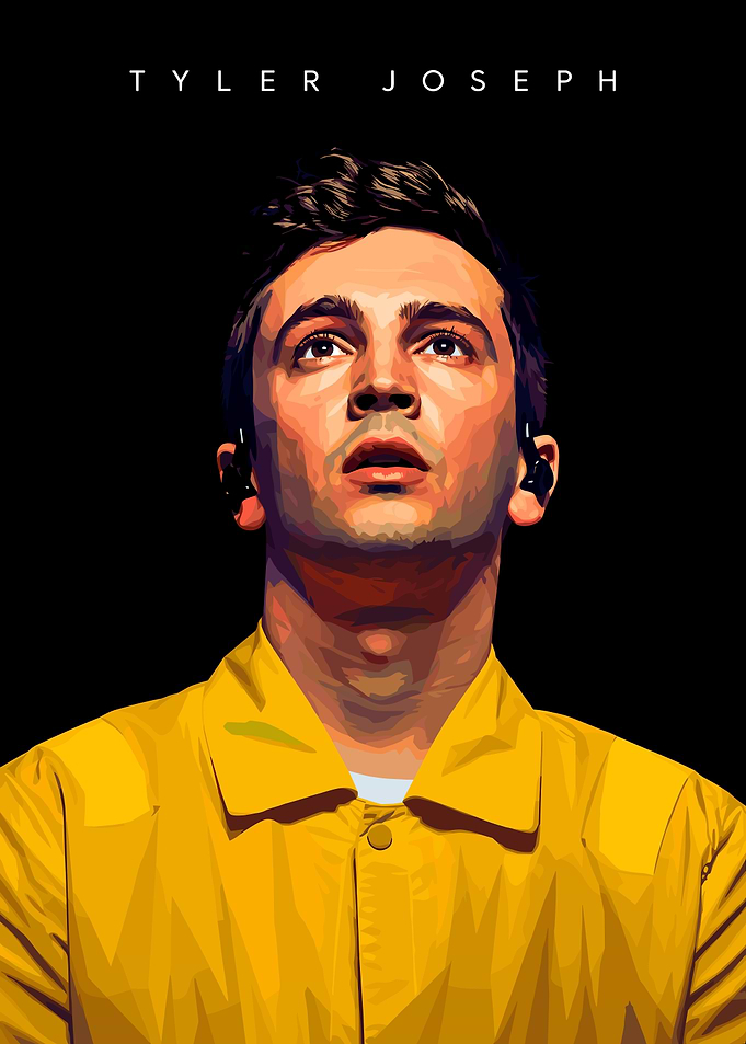 Tyler Joseph Vector Portrait