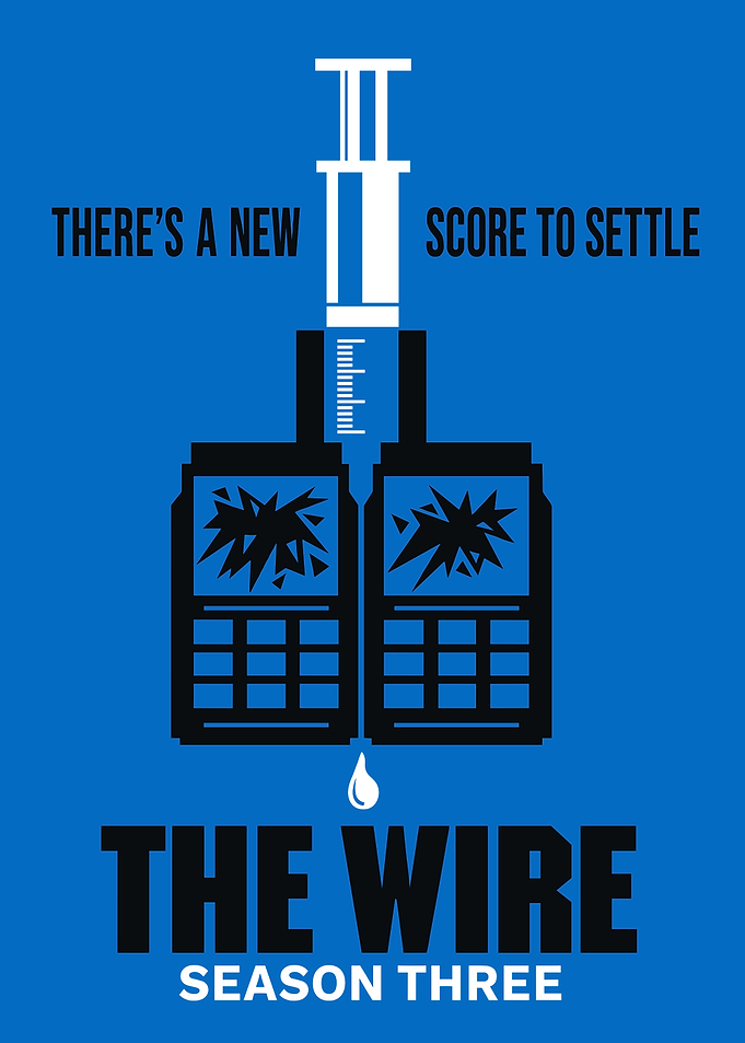 The Wire Season Three Minimalist Poster