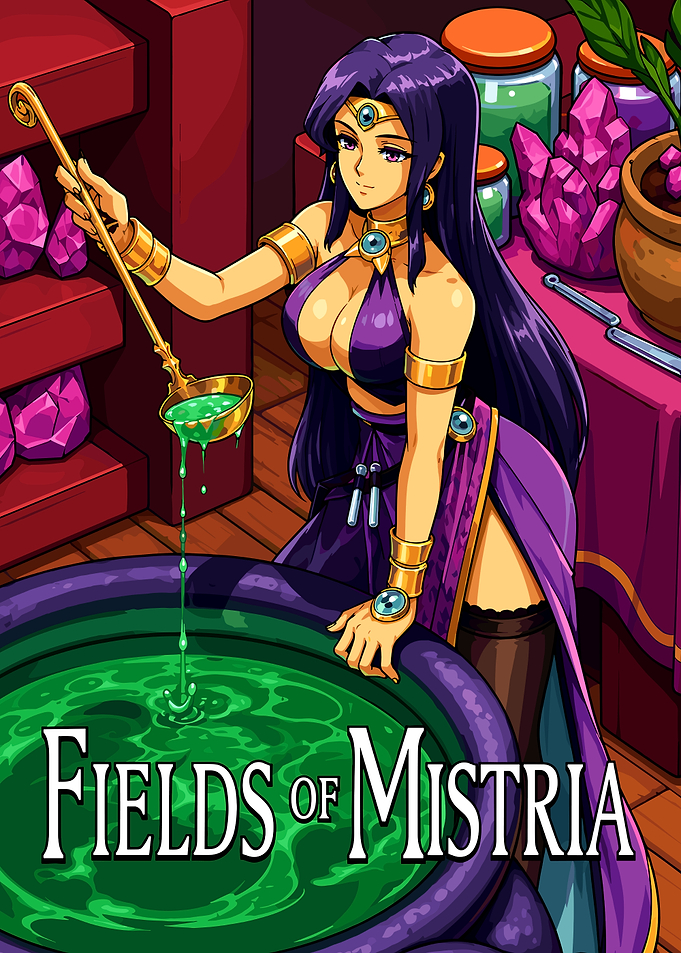Fields of Mistria Witch Brewing Potion